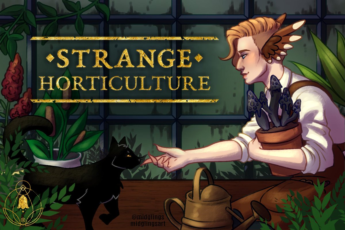 Strange Horticulture is so freaking good, I can't wait to keep playing aaaaaaaaaa 
#indiegame #thumbnailart #midglingsart #digital #art #strangehorticulture