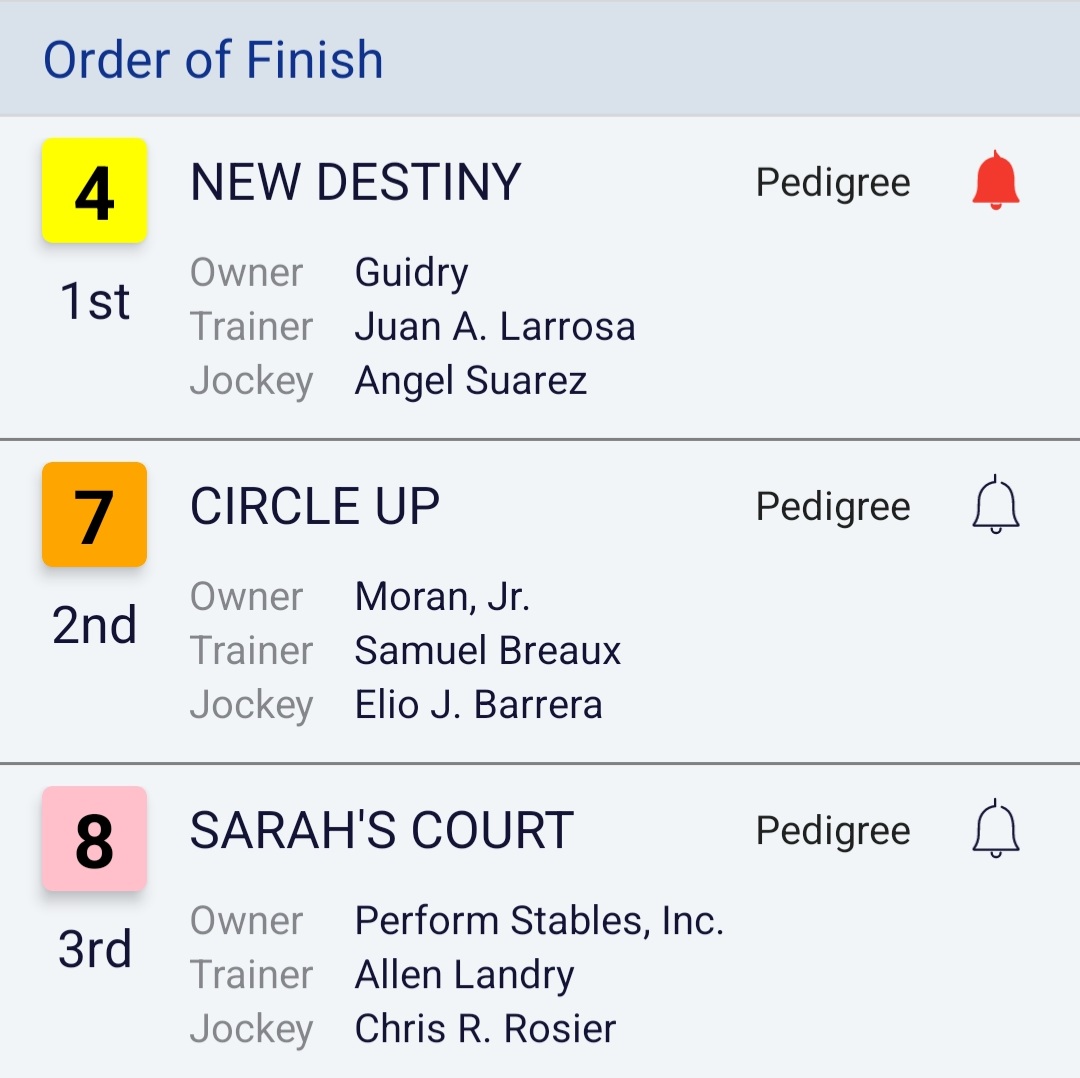 There's no losing in Opolousas this week for @A_Suarez_jockey . @gunther_sharon @jockeygreen