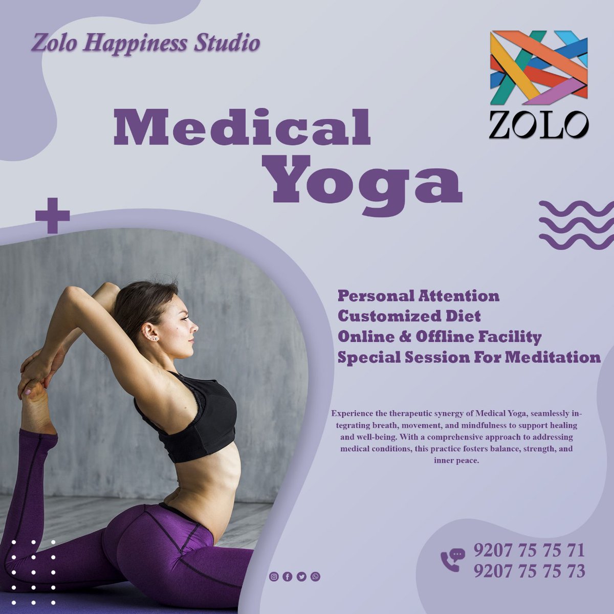 Get Ready for Your Life Fitness @ Zolo Happiness Studio 🧎‍♂️‍➡️🧎‍♀️🧎‍♂️‍➡️🧎‍♀️

#zoloacademy #zolochannelindia #zolobeautystudio #zolohappinessstudio  #zololifecopingskills   #zolopassionhub  #zolofashion #zolobeauty  #YogaBenefits #yogamotivation #yogalifestyle #yogaforbeginners