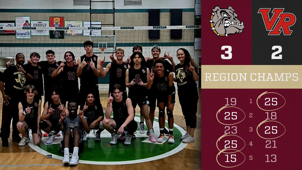 🏆🏐 STATE BOUND! Congrats to our SCHS Men’s Volleyball Team on defeating Vista Ridge 3-2 and winning the Region 4 Championship! The State Tournament is next weekend. Go Bulldogs!! @SCHSMensVB