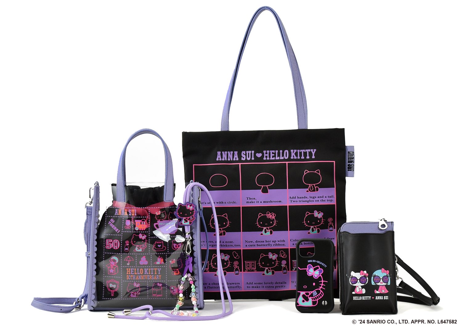 タグ付き】ANNA SUI × HELLO KITTY スマホショルダー ANNA SUI