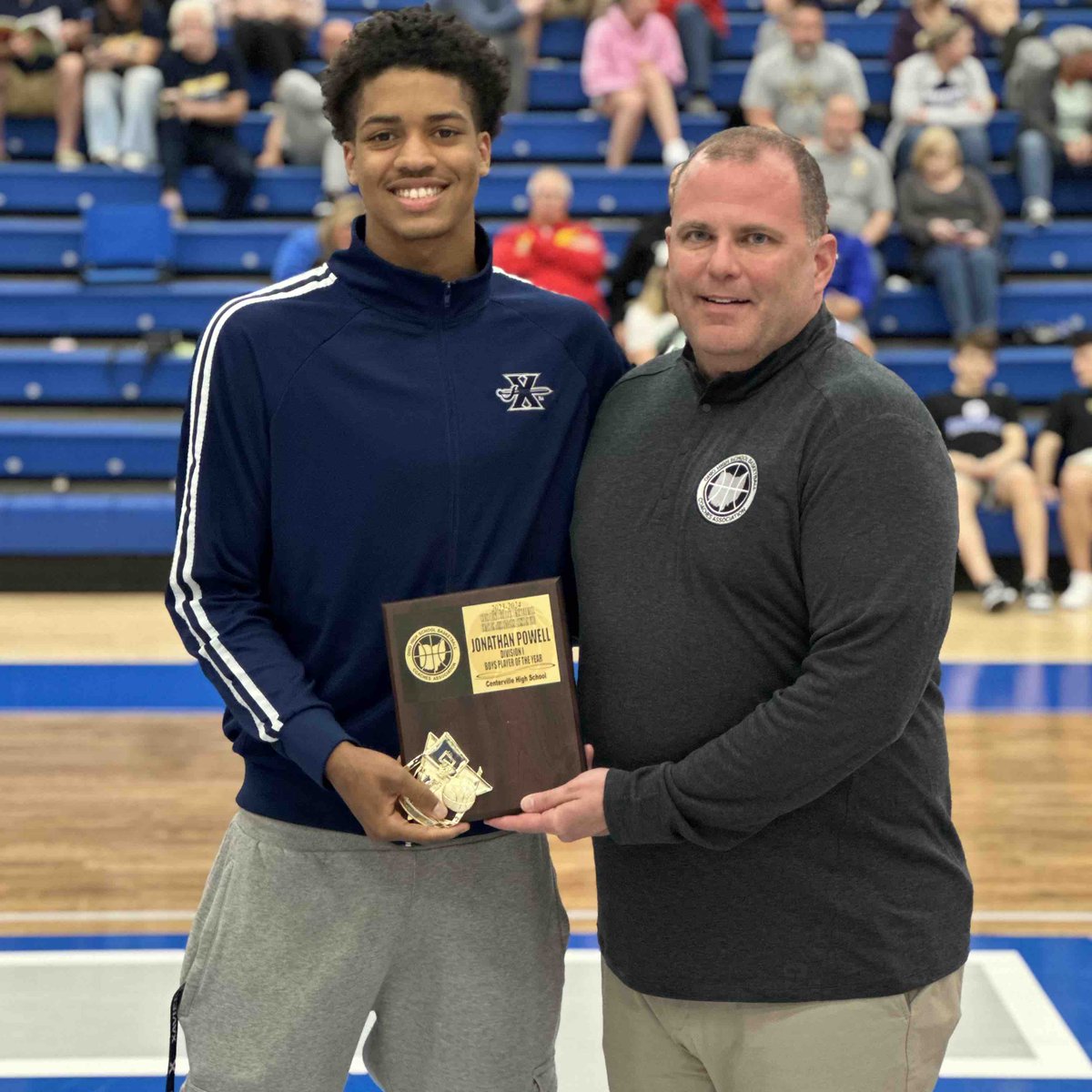 OHSBCA Players of the Year were honored at halftime of the Boys North-South All-Star Game.