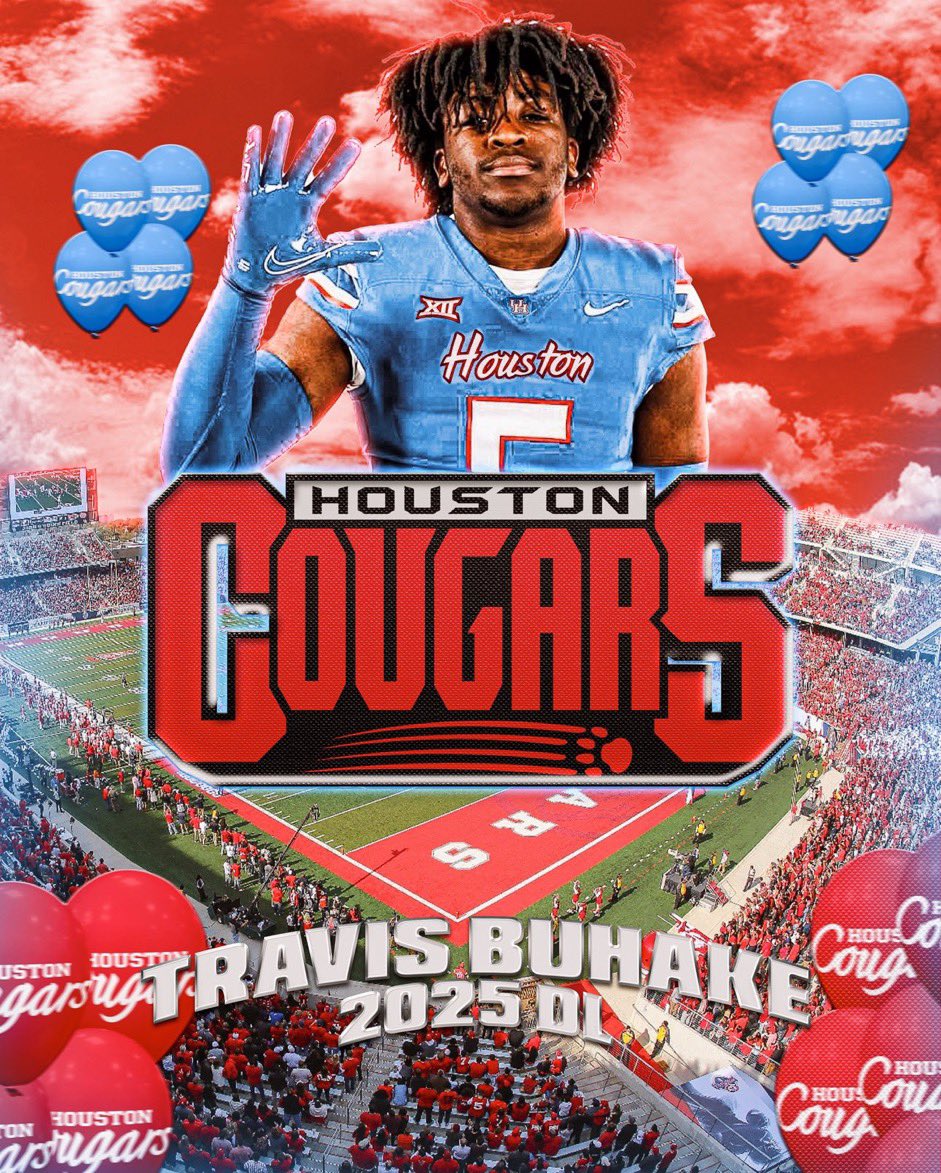 “The environment mixed with the coaching staff is just electric and mixed with the players just makes it feel like home.” Buhake told me. houston.rivals.com/news/defensive…