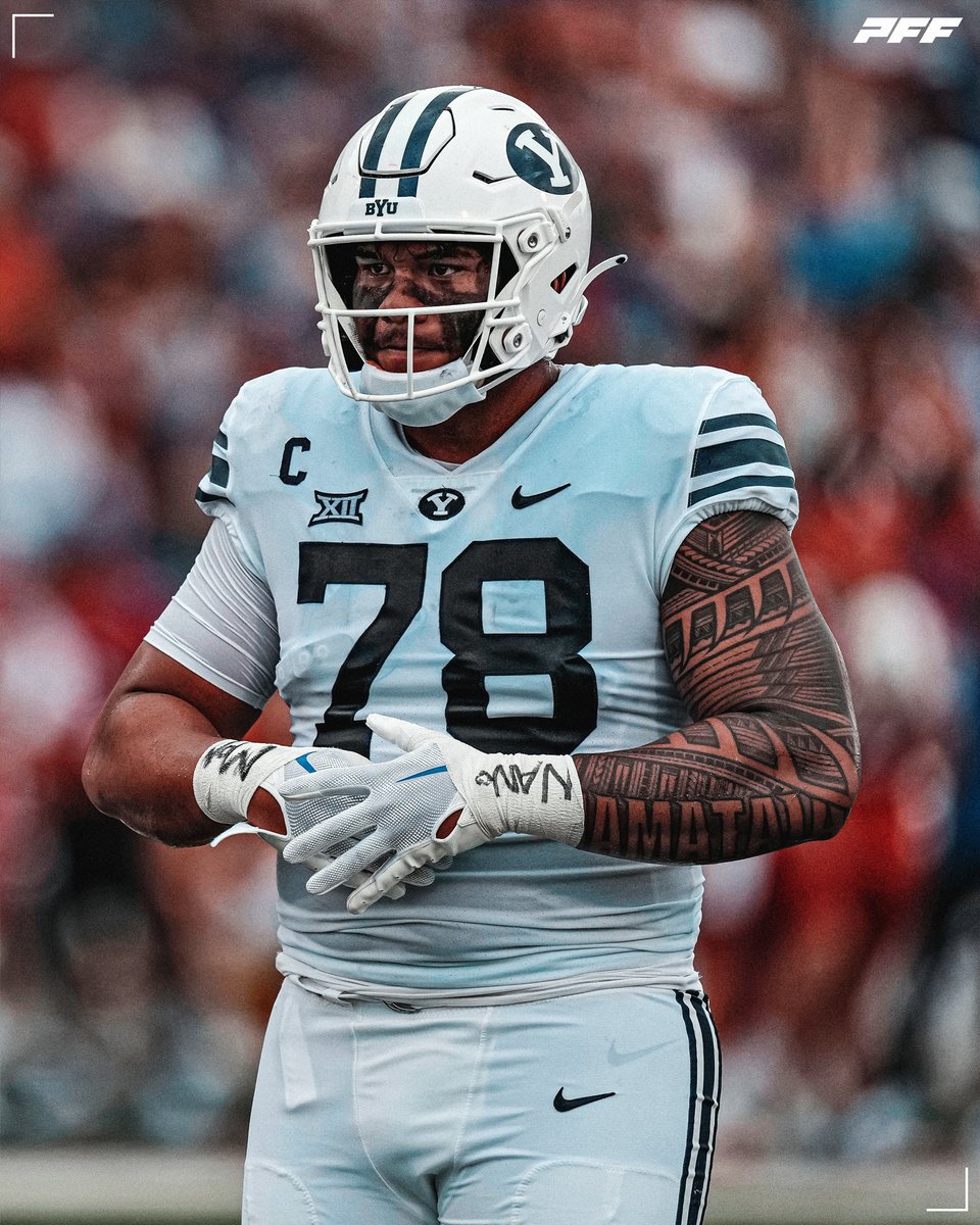 Kingsley Suamataia since 2022: 701 pass-blocking snaps 24 QB pressures allowed 2 sacks allowed 🧱