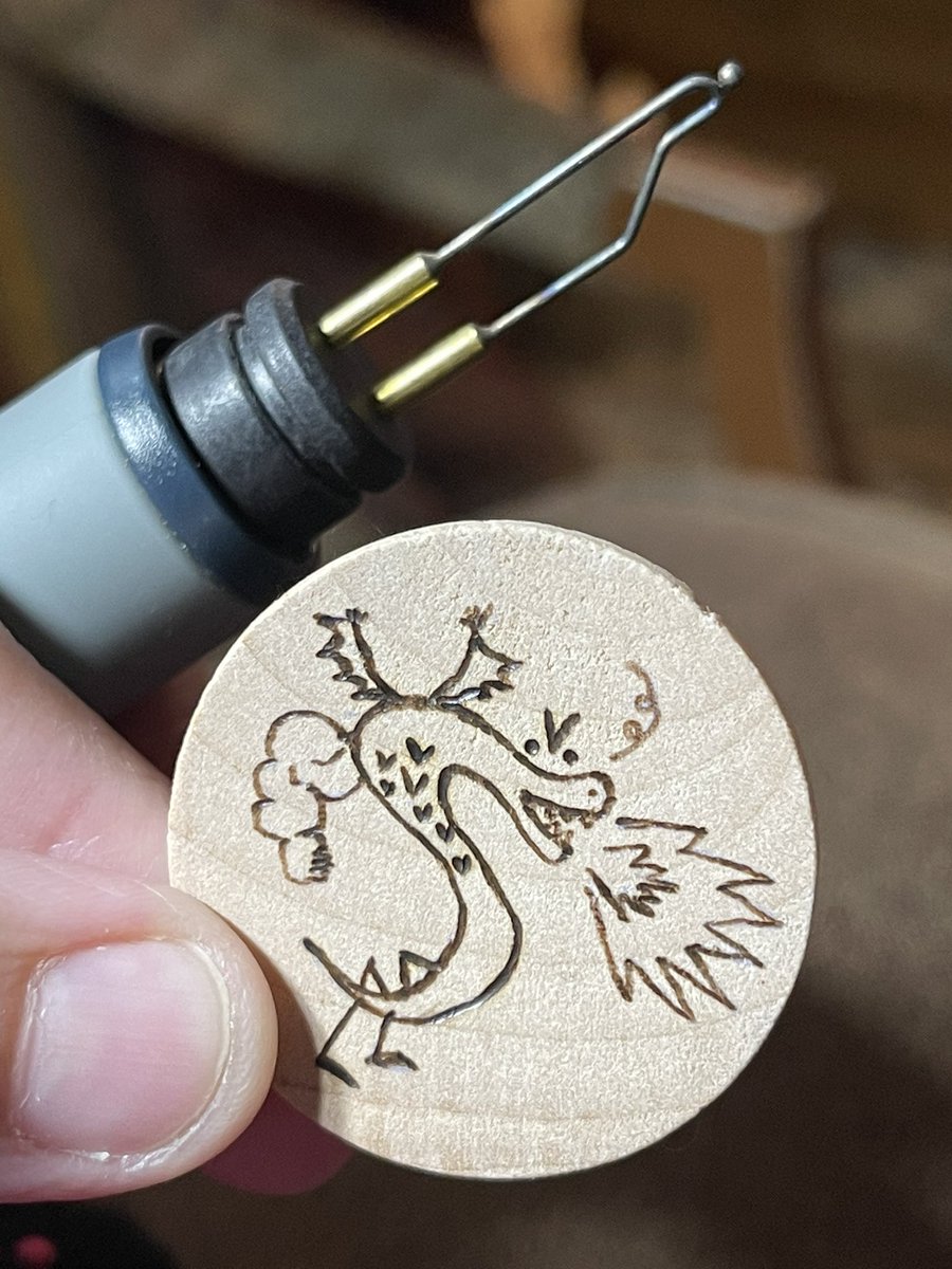 Usually I make things to sell, but I think this guy’s just for me :)
#TROGDOR #pyrography
