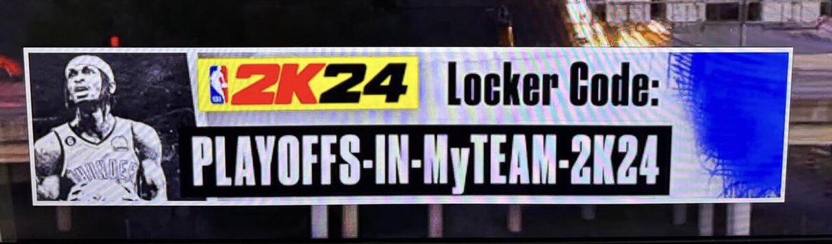 #LockerCodes for a Playoff Deluxe pack. #NBA2K24