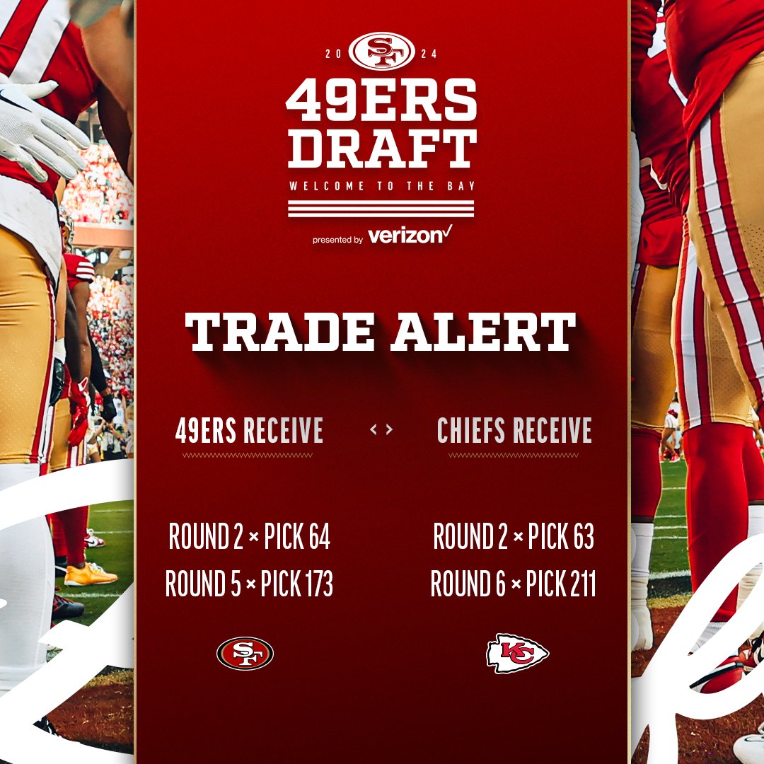 Trade details #49ersDraft x #NFLDraft