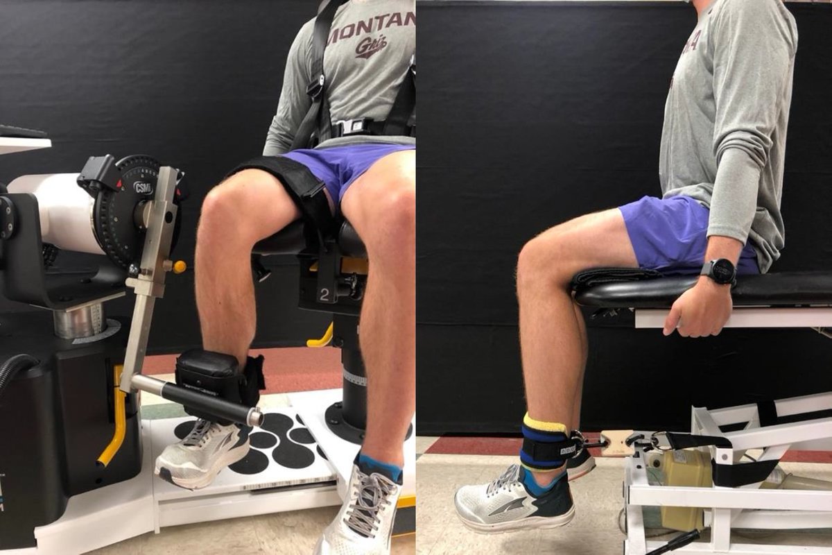 New paper @PTiSJournal. Excellent agreement (k = 0.91-0.98) for @tindeq Progressor 150 vs. Humac Norm for pk isometric knee ext torque, w/ strong agreement (k = 0.89) w/ quad LSI, & high specificity in identifying those ≥90% LSI (Sn = 0.78, Sp = 0.92) sciencedirect.com/science/articl…
