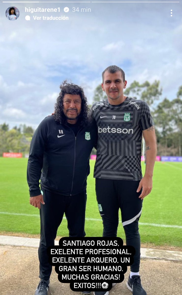 juandl84's tweet photo. La despedida de René Higuita a Santiago 'Kili' Rojas. https://t.co/r0nblFPJhG