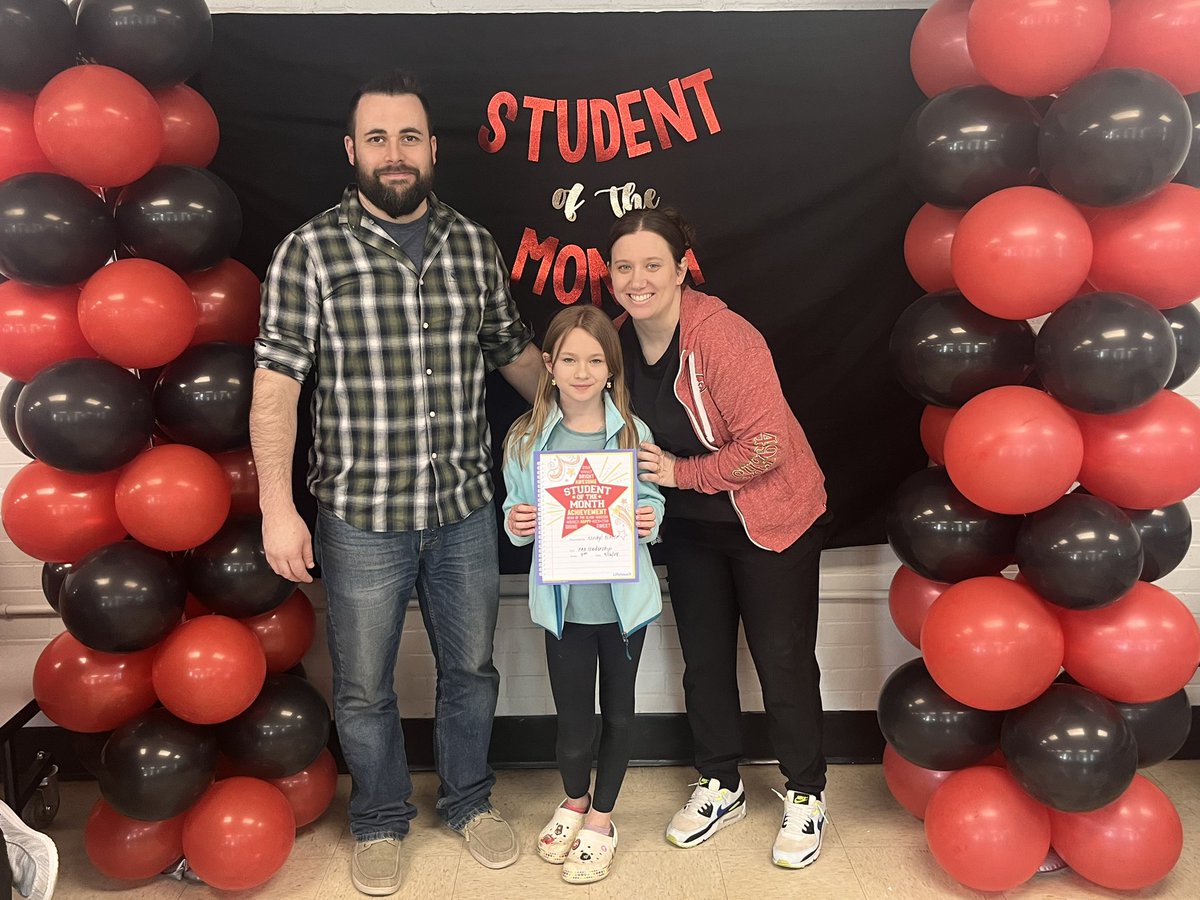 Great day at SBG! Student of the month breakfast.