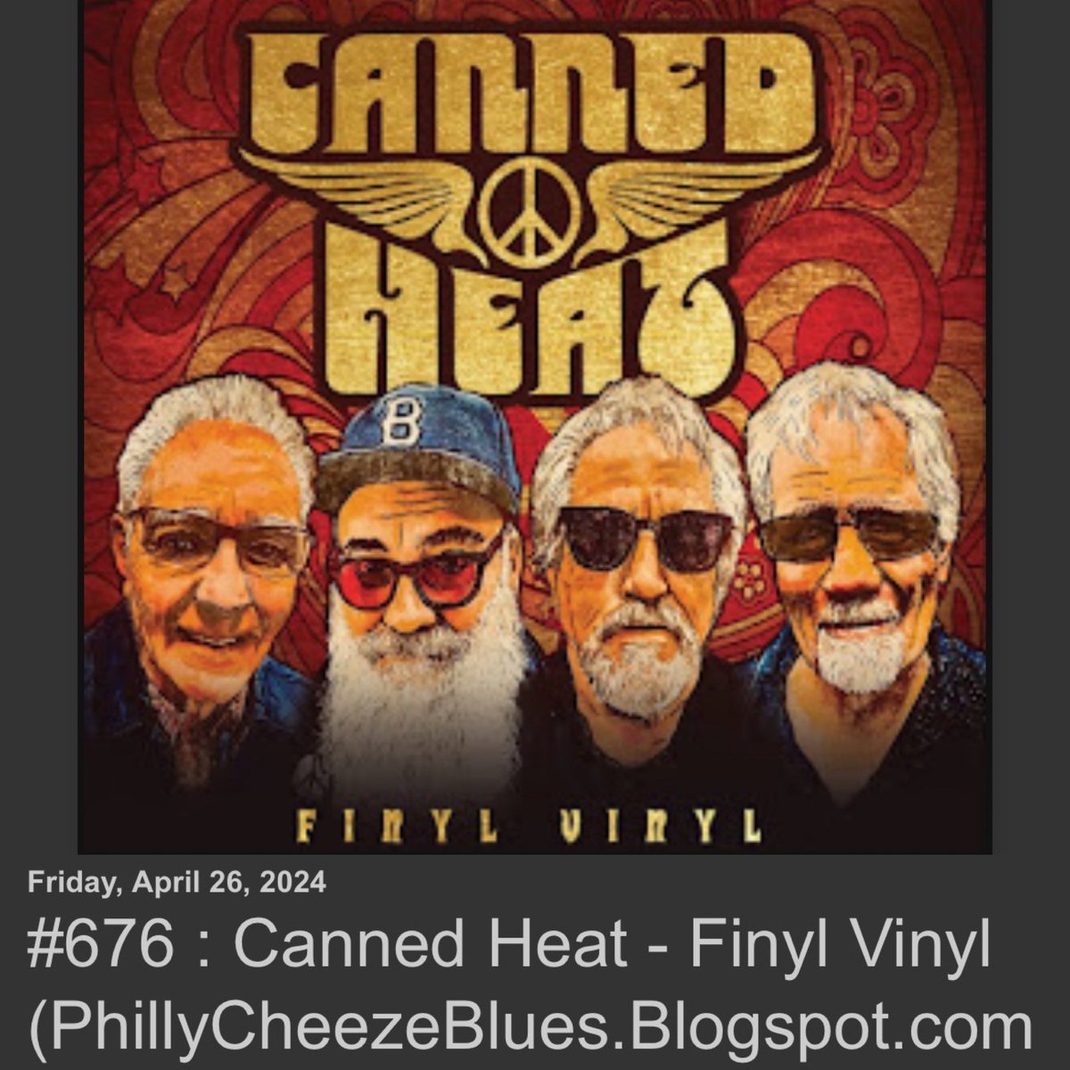 phillycheeze's tweet photo. PhillyCheeze’s Rock &amp; Blues Reviews #676 
Canned Heat 
Finyl Vinyl
2024 – Ruf Records
w guest Joe Bonamassa
https://t.co/d7kdwOmd9l
#cannedheat #finylvinyl #jimmyvivino #adolphodelaparra #dalespalding  #blues #newmusic #bluesmusic #musicblog #Joebonamassa @JBONAMASSA @RufRecords https://t.co/qrDxsV5kV7