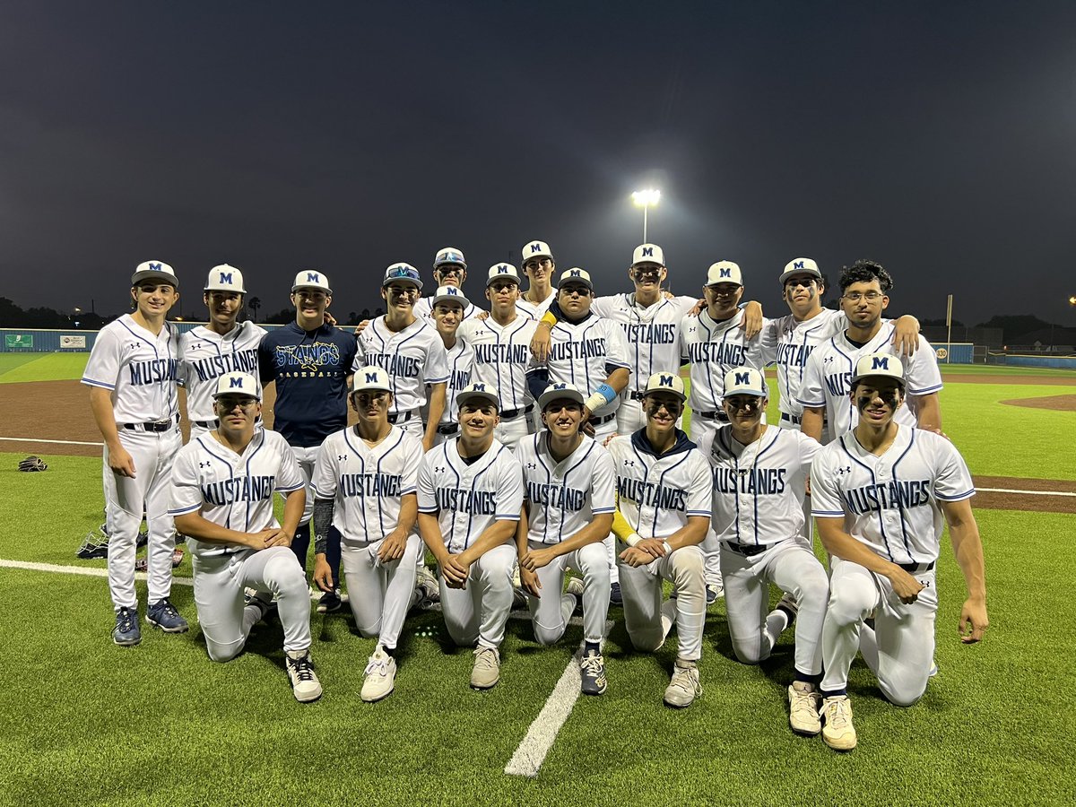 McAllenMemorial's tweet photo. 🩵⚾️Mustang Win! ⚾️💛
Woo! 12-2 Win over PSJA SW!
#1PRIDE #believe #mcallenisd https://t.co/ud5LfYfdUk