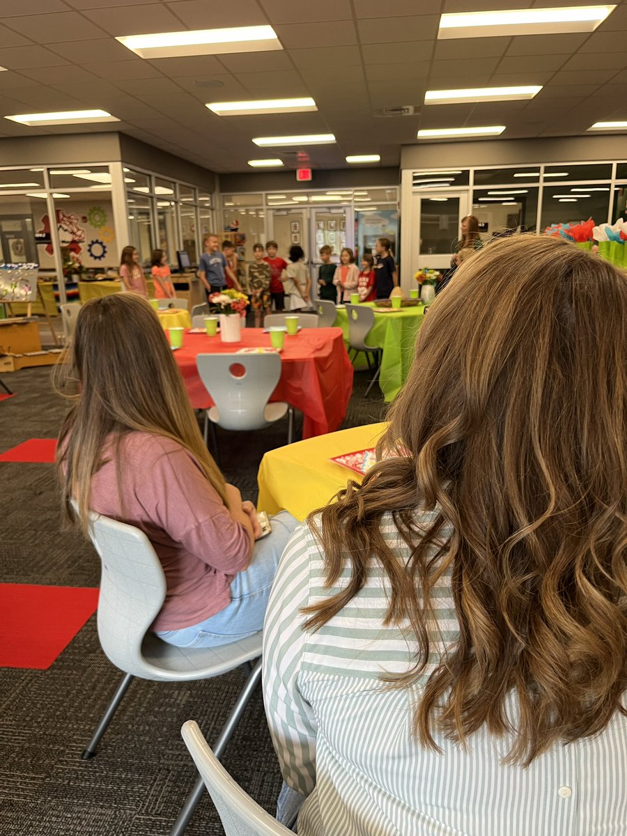 WaukaMountain's tweet photo. We honored our wonderful volunteers today to say thank you for all of the things they do to help make Wauka Mtn. the best school in Hall County!  Mrs. Cooper’s 3rd graders entertained our guests by playing xylophones and performing the North Skelton sword dance!  @Hall_Schools https://t.co/uGPyE9Dp8c