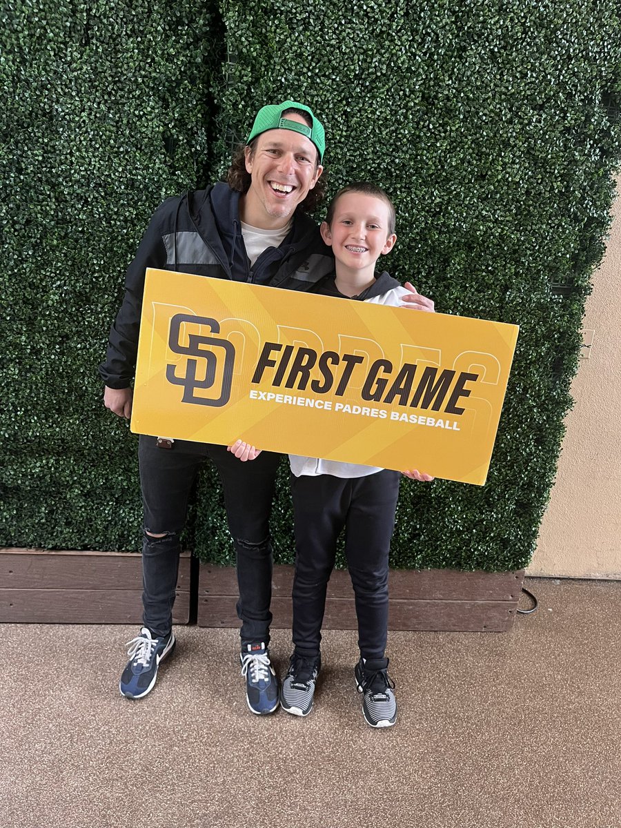 First Padres game w/ my son Finn!  Happy birthday buddy!  Love you kid ❤️
#ForTheFaithful