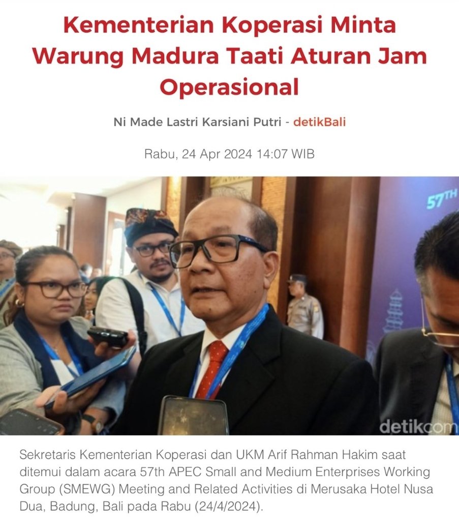 islah_bahrawi's tweet photo. Pemerintah seringkali terlalu iseng memainkan superioritasnya untuk mengganggu roda ekonomi UMKM yg sudah berjalan demi melindungi industri besar. Padahal Warung Madura tidak pernah merepotkan pemerintah. Bahkan jika pemerintah bubar pun, mereka akan "bodo amat" dan tetap buka. https://t.co/99uJHLoIAx