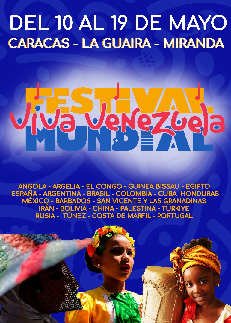 #Entérate | Prepárate para el Primer Festival Mundial Viva Venezuela y únete a nosotros el #10Mayo en el Estadio Monumental Simón Bolívar para una celebración inolvidable de nuestra herencia cultural.