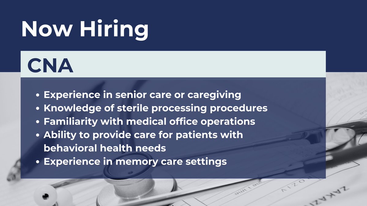 👩‍⚕️💼 Join our team at Syndicus, Inc. in Pittsburgh, PA (and surrounding areas) as a Certified Nursing Assistant (CNA)! 🌟 #CNACareers #HealthcareJobs #PittsburghOpportunities #JoinOurTeam 🏥 Apply now and be part of our dedicated healthcare family! lnkd.in/gGR7ASzX