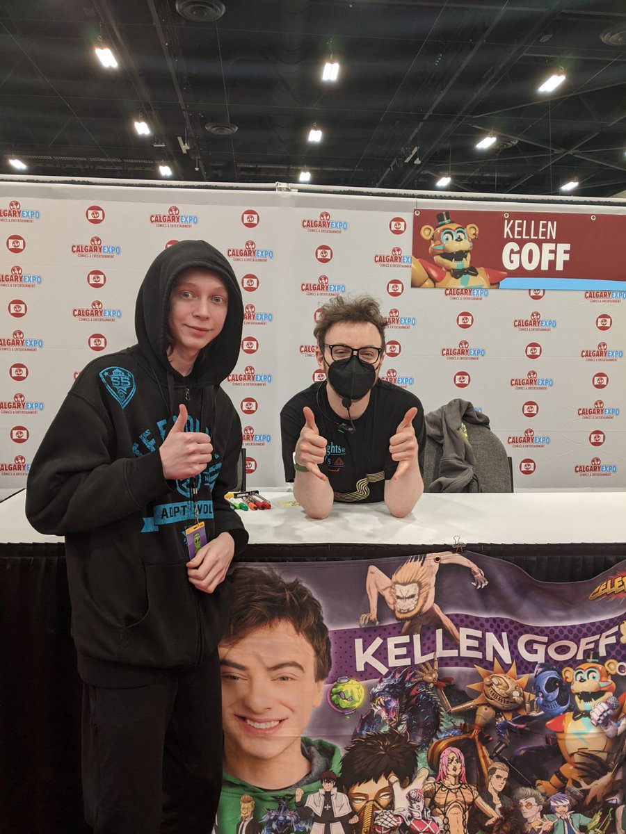 Got to meet the one and only @kellengoff today, once in a lifetime opportunity. Thanks for coming to Calgary and making my day!