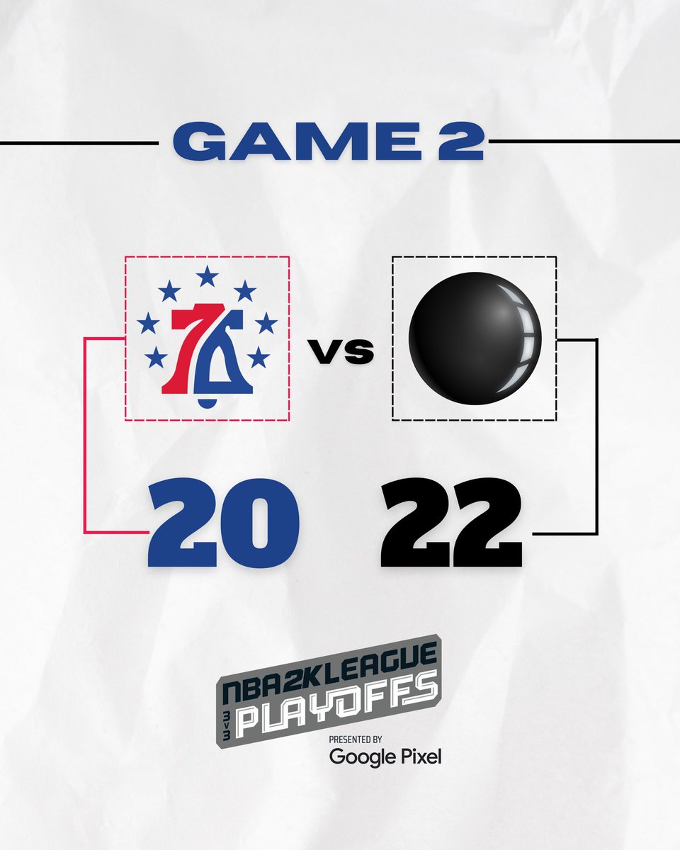 game 2 final series is tied 1-1 tune in: twitch.tv/nba2kleague