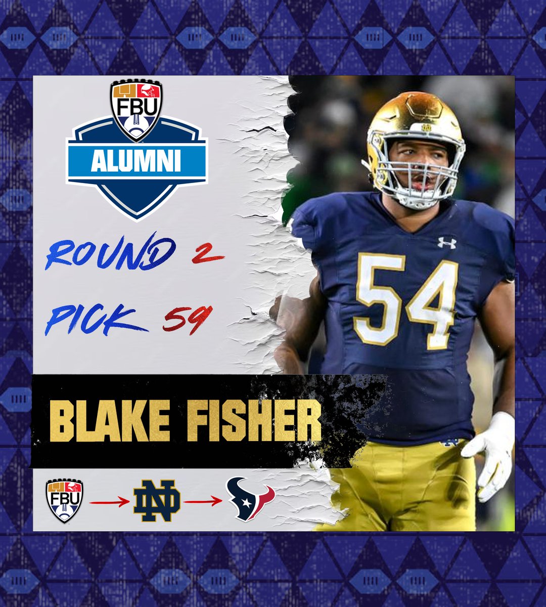 🚨FBU DRAFT ALERT

Congrats to FBU Alum, Blake Fisher on being selected #59 overall in the 2024 NFL Draft 👏👏

#FBU #GetBetterHere