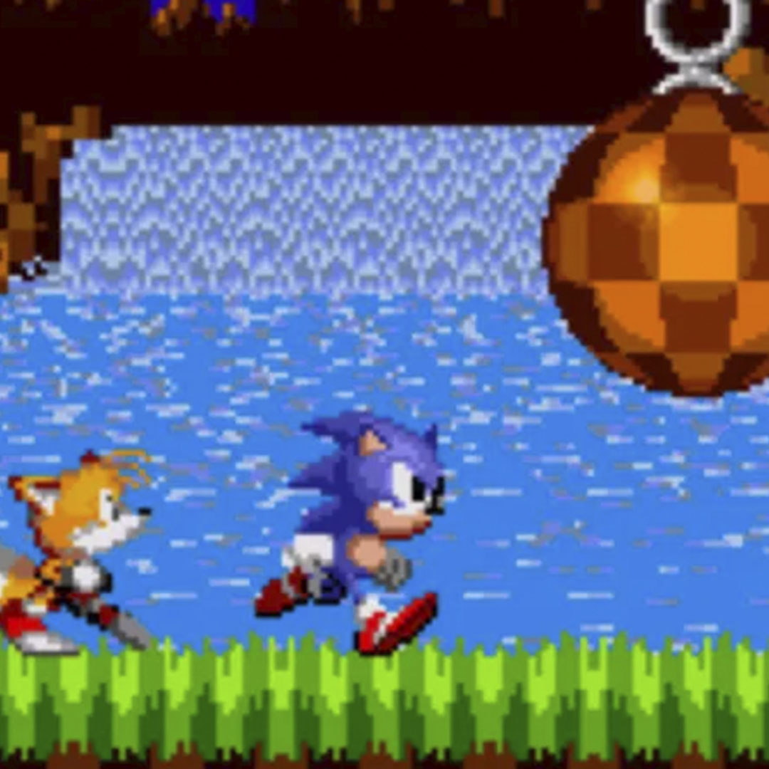 1991 Sonic. The cover? Rotund. Husky. Still fast as lightning. The actual game? 8-bit GLORY 🙌