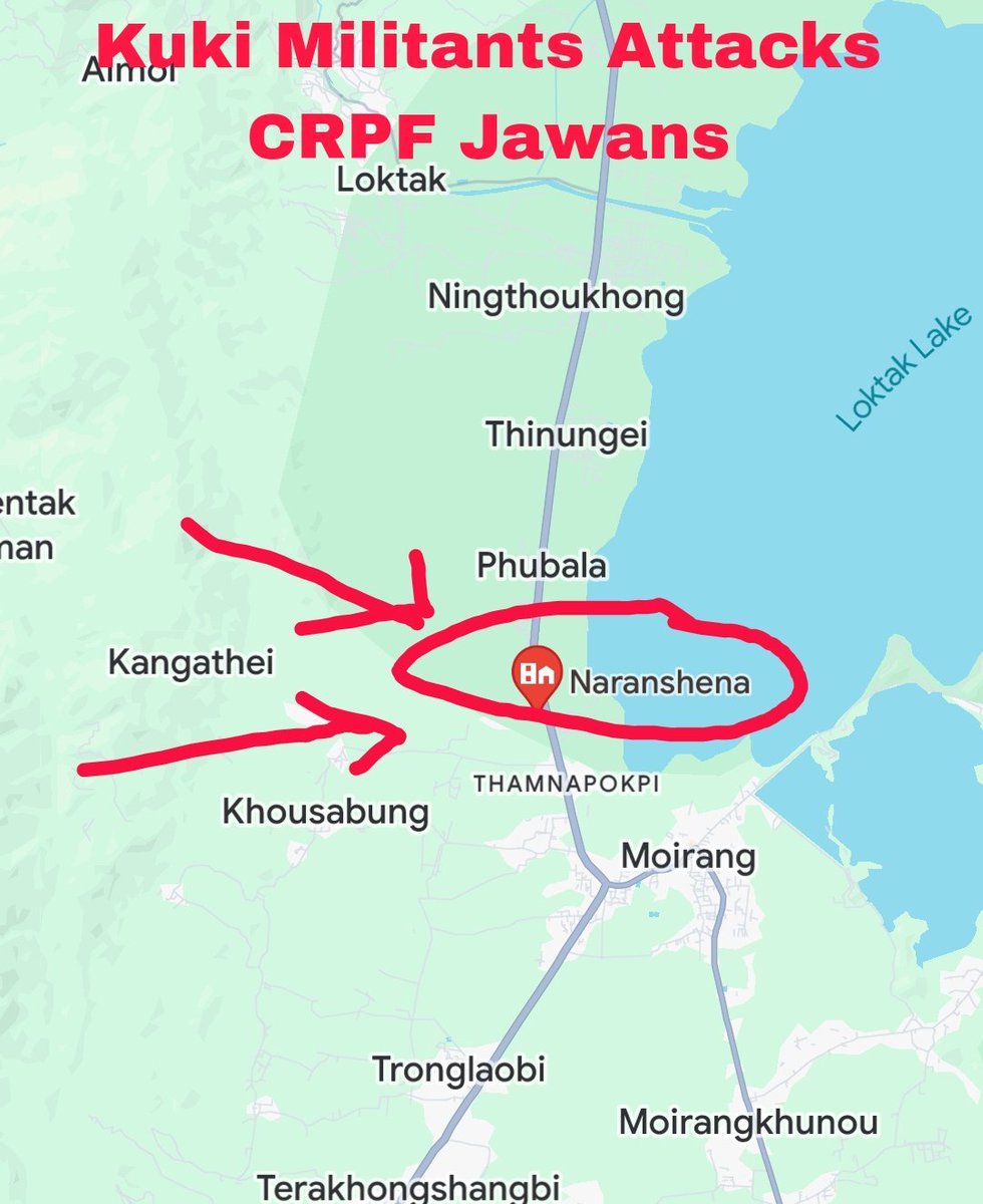 #Bigbreaking : In the wee hour today, #KukiMilitants launch an attack at #IRB post  #Naranseina at #Bishnupur #Manipur. 2 CRPF Personnels have been killed in the attacked.

Will @Spearcorps & @adgpi act now? Will @PMOIndia & @AmitShah acknowlege this attack?

@NBirenSingh @UN