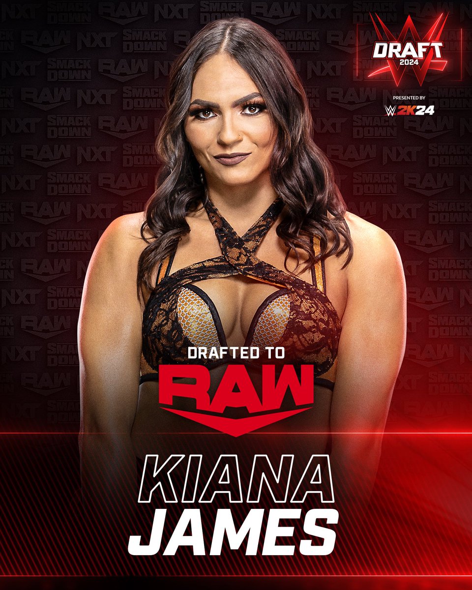 🚨BREAKING: Fourth Round picks for this year's #WWEDraft! @AJStylesOrg to #SmackDown Alpha Academy to #WWERaw @AndradeElIdolo to #SmackDown @kianajames_wwe to #WWERaw Call the shots and create your own draft in #WWE2K24 MyGM @WWEGames