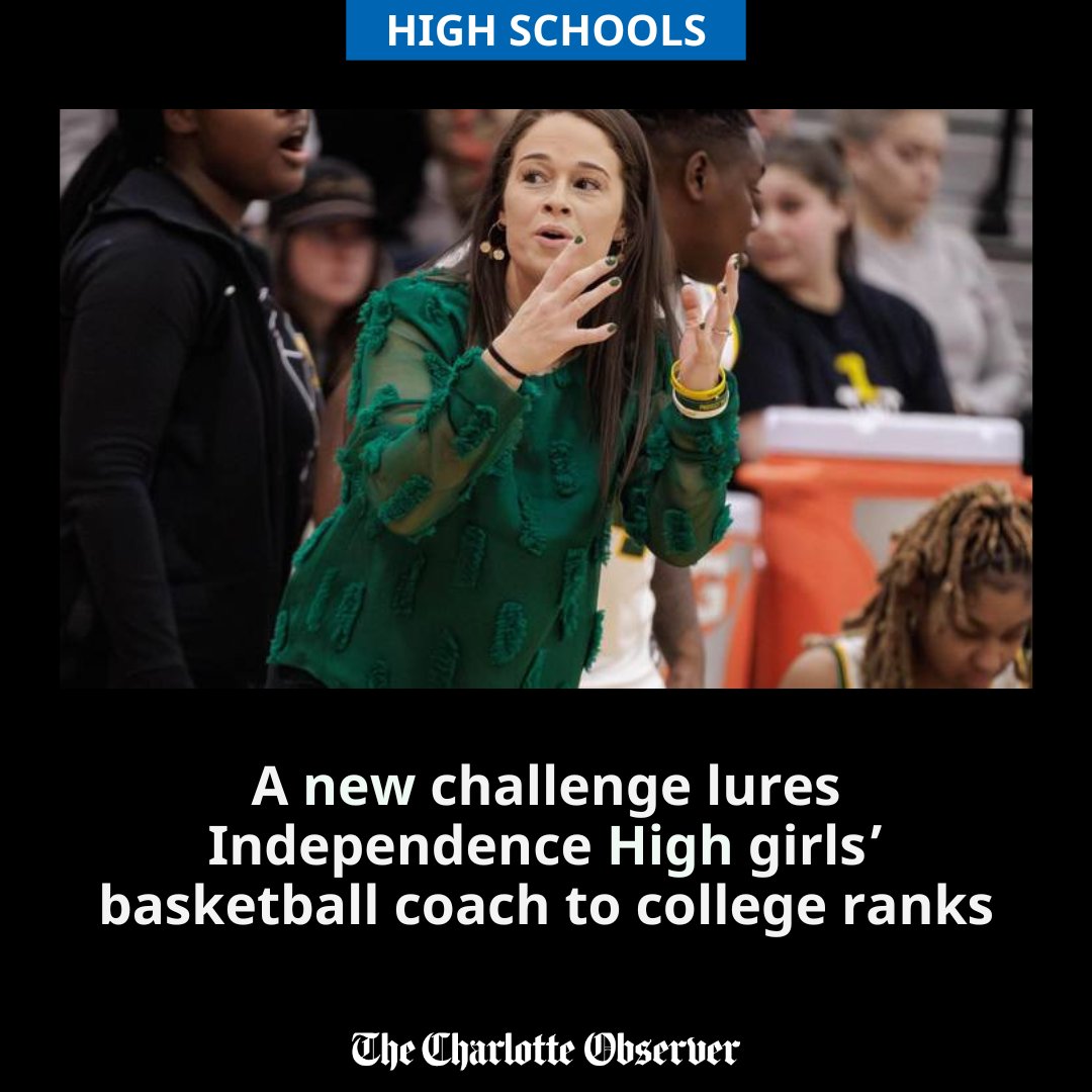 Lauren Galvani said coaching girls’ basketball at Independence High was a “great job with great people,” but the opportunity to turn her college alma mater into a winner was too much to turn down. TAP HERE: charlotteobserver.com/sports/high-sc…