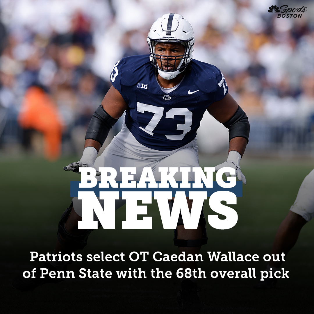 Patriots select Caedan Wallace 🚨