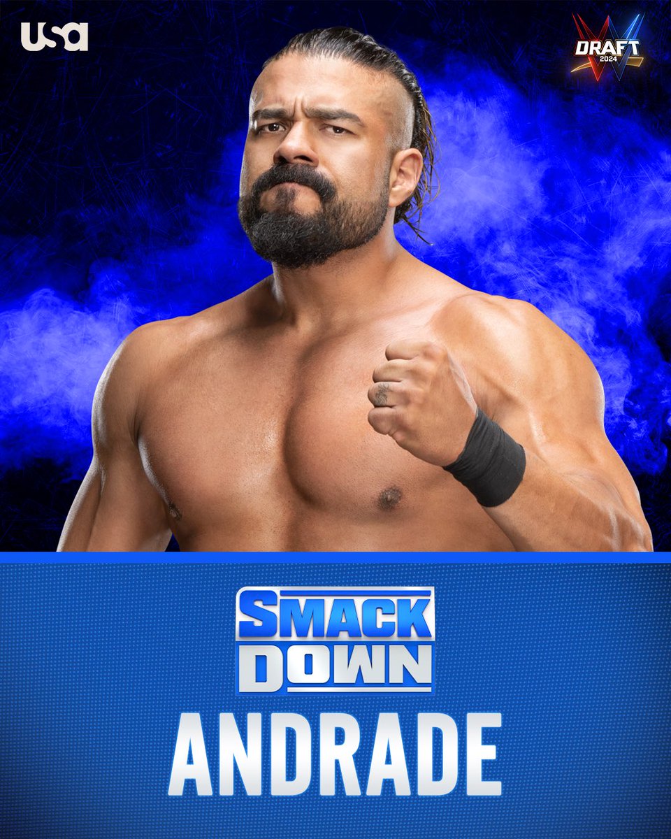 Andrade had a nice run on Raw. Good luck on #WWESmackDown! #WWE #WWEDraft