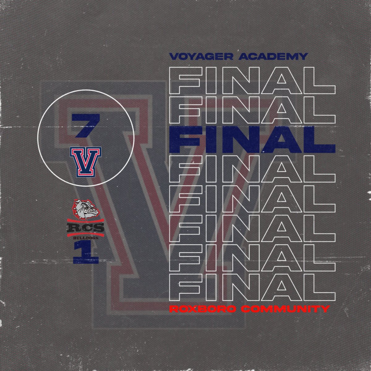 The <a href="/VoyagerBASE/">Voyager Academy Baseball</a> took care of business this evening and beat Roxboro, 7-1. The win ties the two teams for 1st place in TNAC.