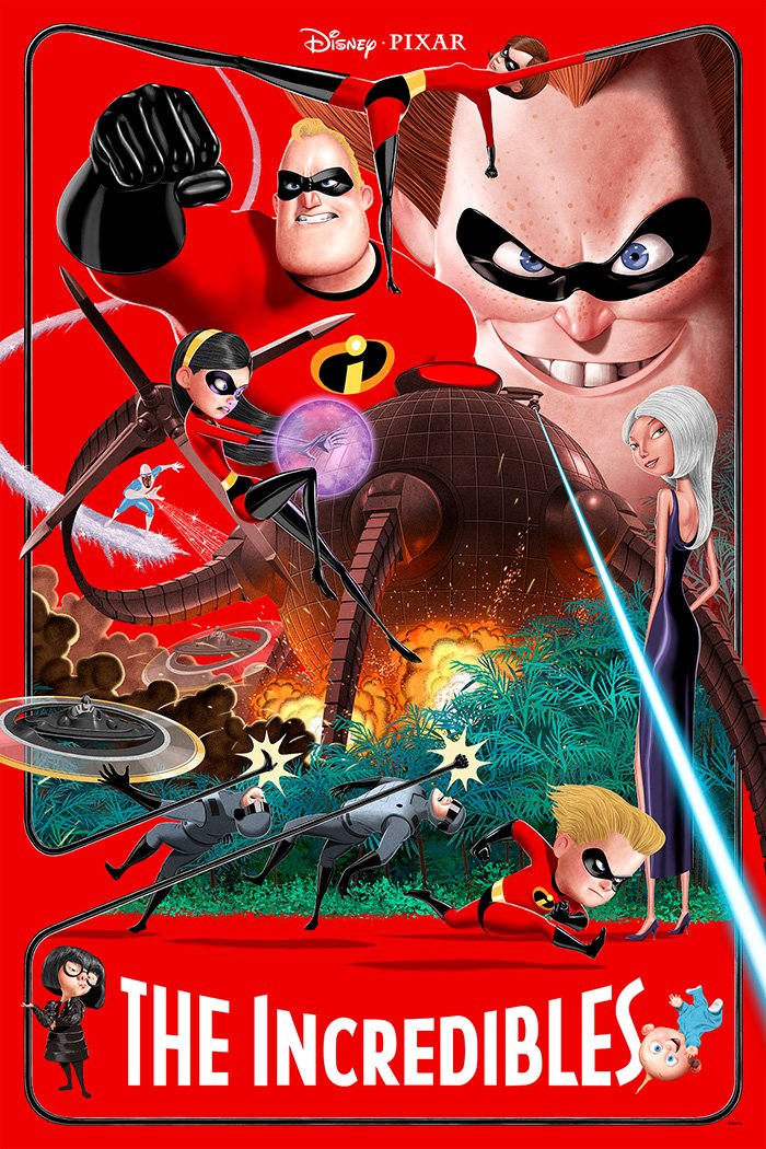 Alternative Poster for The Incredibles (2004)
By Jason Raish    @JasonRaish    jasonraish.com
instagram.com/jasonraish
#TheIncredibles #AlternativePoster #JasonRaish