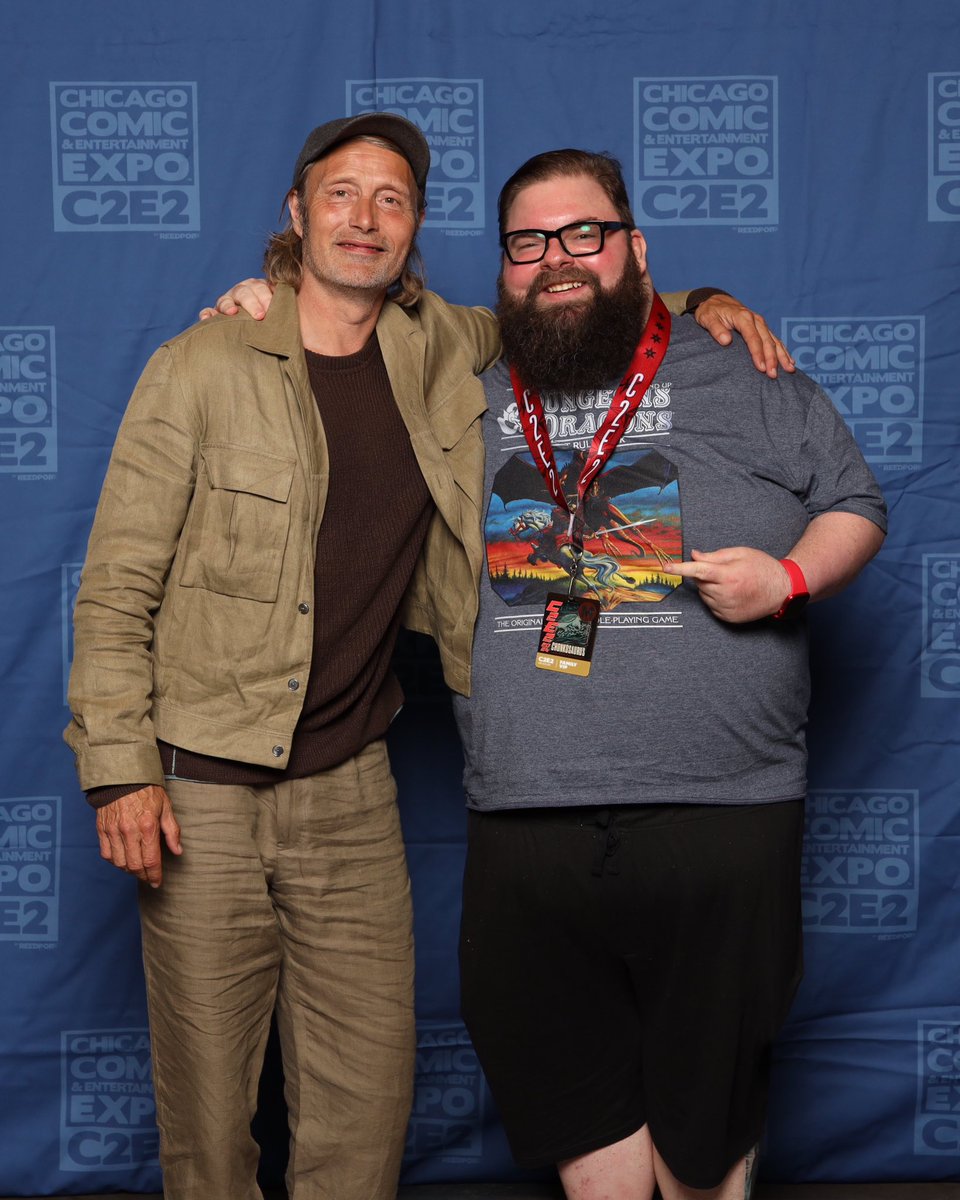 One of the greatest film villains of all time, Mads Mikkelsen! Thank you @c2e2
