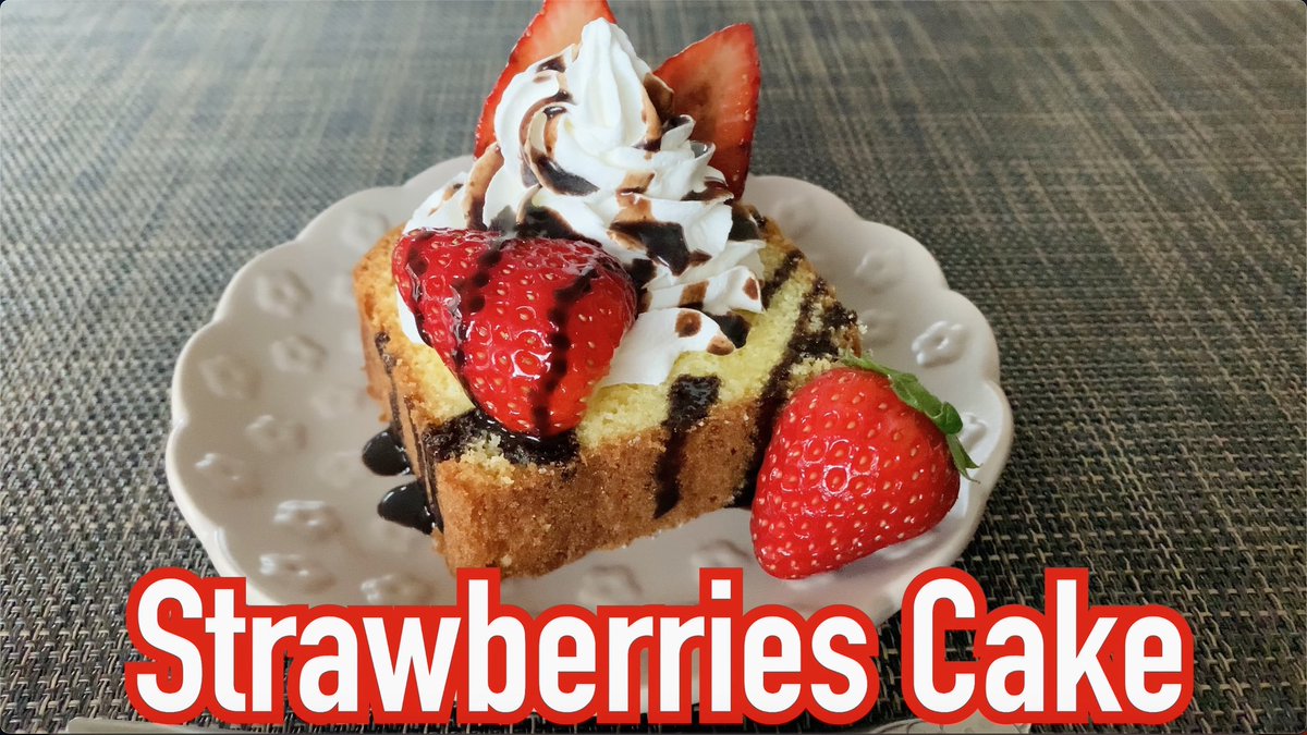Hello friends.

I uploaded a new recipe video.

This time, I made spring cake using strawberries 🍓
 
That is my favorite homemade cake, and I often make it in strawberry season ☺️

Recipe 
“Strawberries cake”
youtu.be/7_qzWhEgtVQ?si…

#homecooking 
#japanese 
#dessert 
#sweets