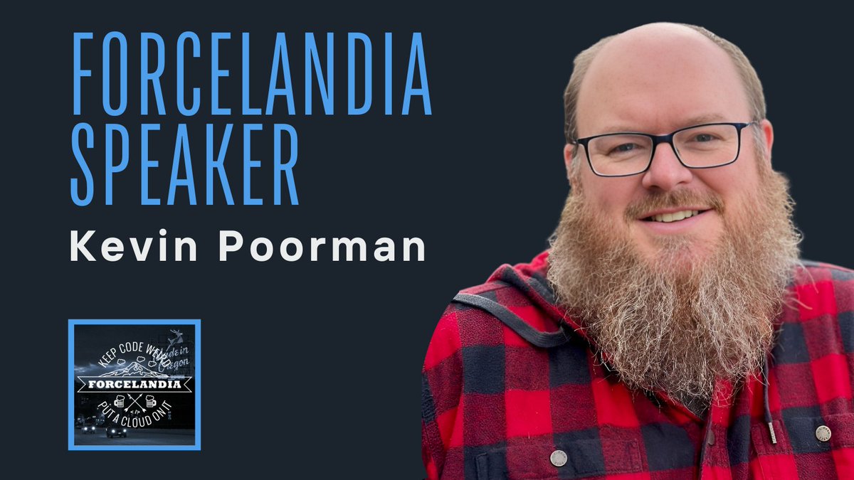 Exciting news! OG Kevin Poorman will be speaking at #Forcelandia2024! #KeepCodeWeird #PutACloudOnIt @codefriar