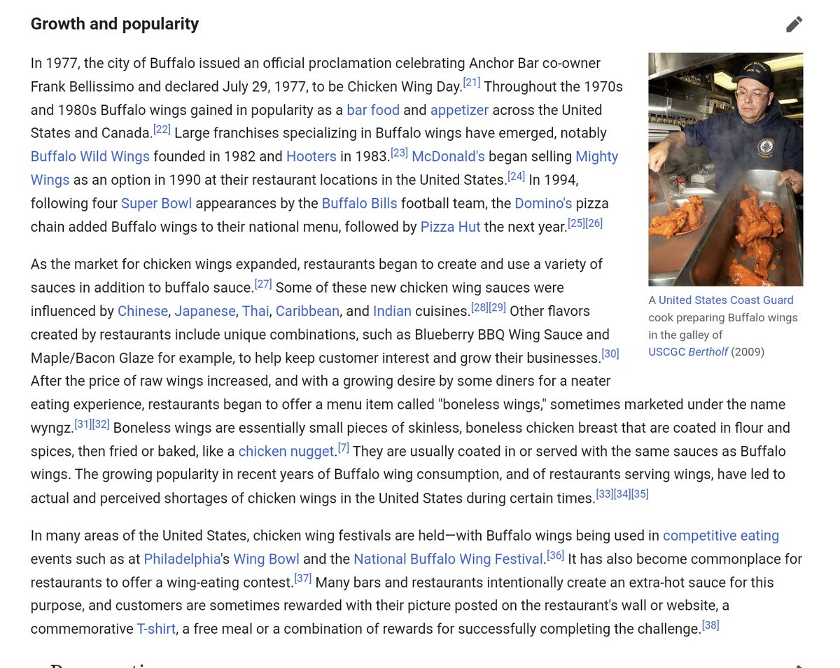 Fun fact, Biden was basically already a Senator when buffalo wings, like, became a thing.