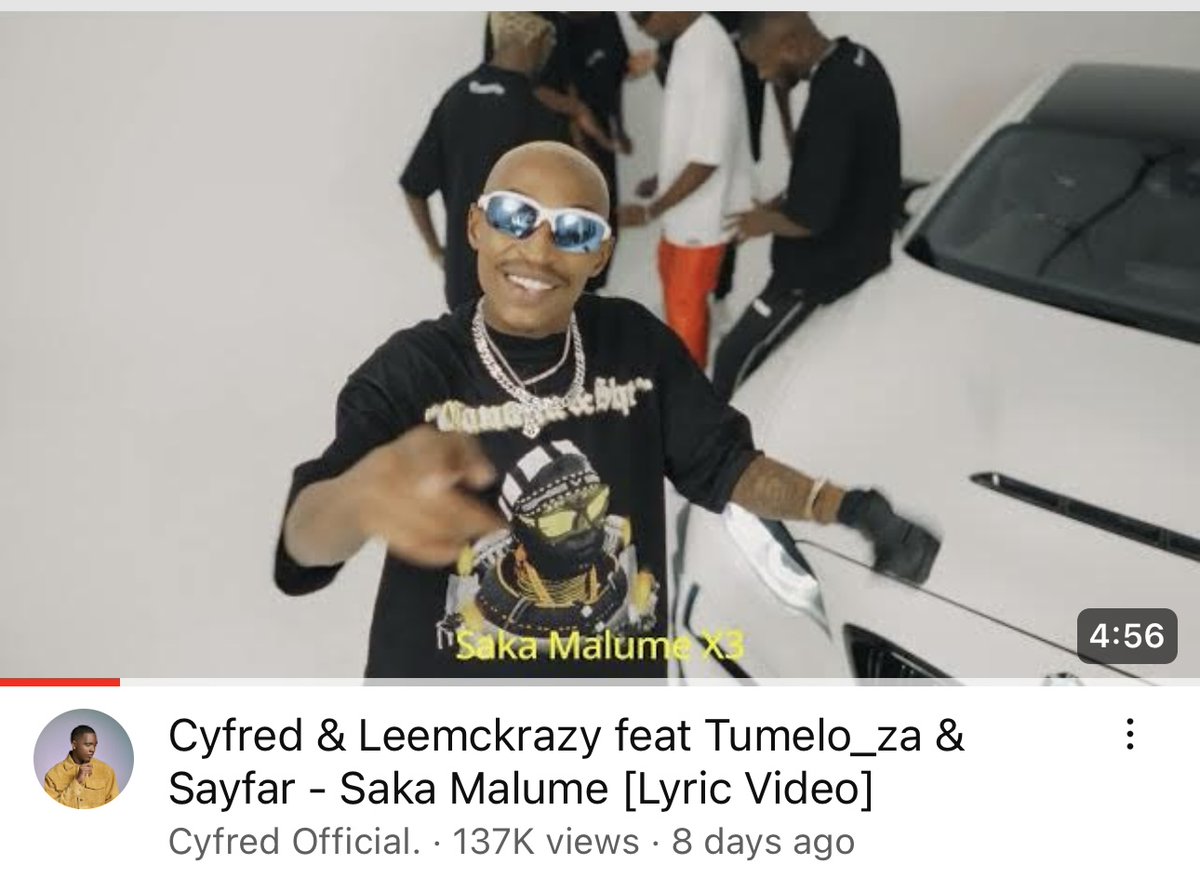 130k Views in a 8Days ❤️‍🔥❤️‍🔥❤️‍🔥 SAKA MALUME OUT NOW ‼️‼️‼️
