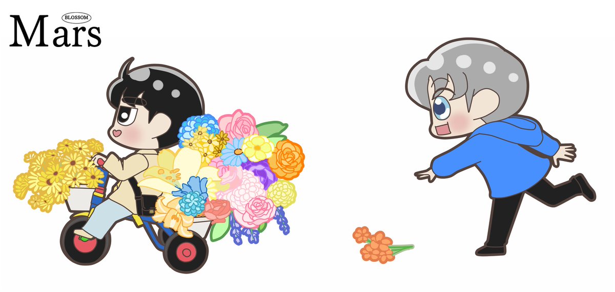 「#KYUNGSOO #CHANYEOL #도경수_BLOSSOM #DOHKYU」|🍚さがる🍚のイラスト