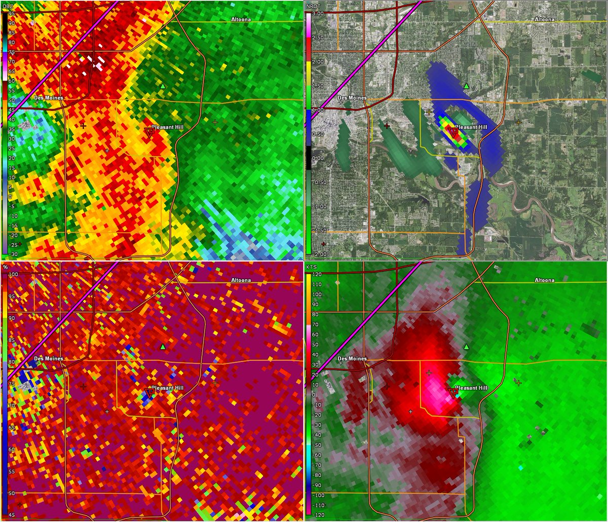 Another awful looking tornado in suburban Des Moines.