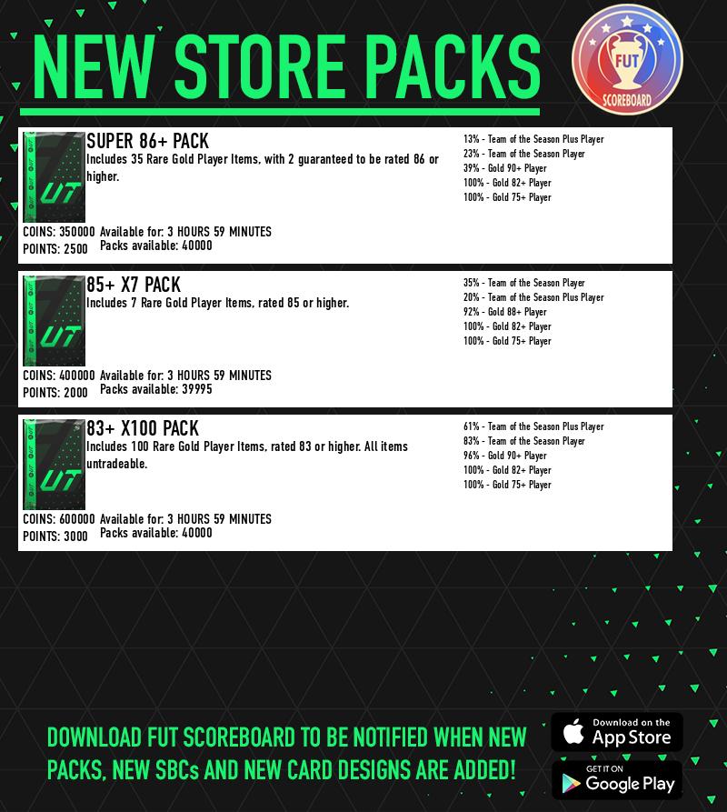 💰 NEW STORE PACKS ADDED 💰