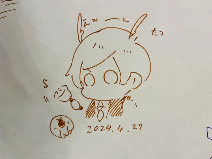 描いた 