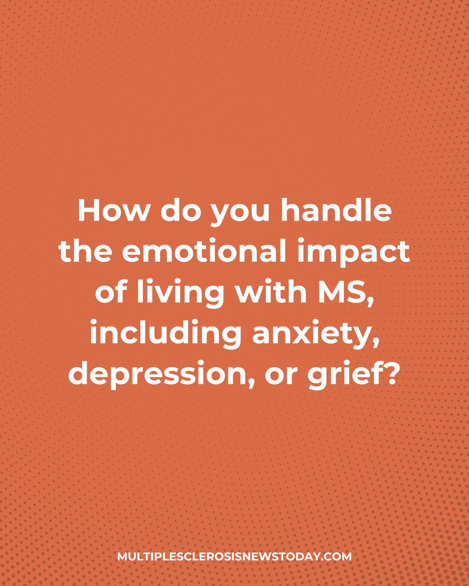 What helps you navigate the emotional impact of living with a chronic condition like MS?

#MSAwareness #ThisIsMS #MSLife #MSCommunity #MSSupport