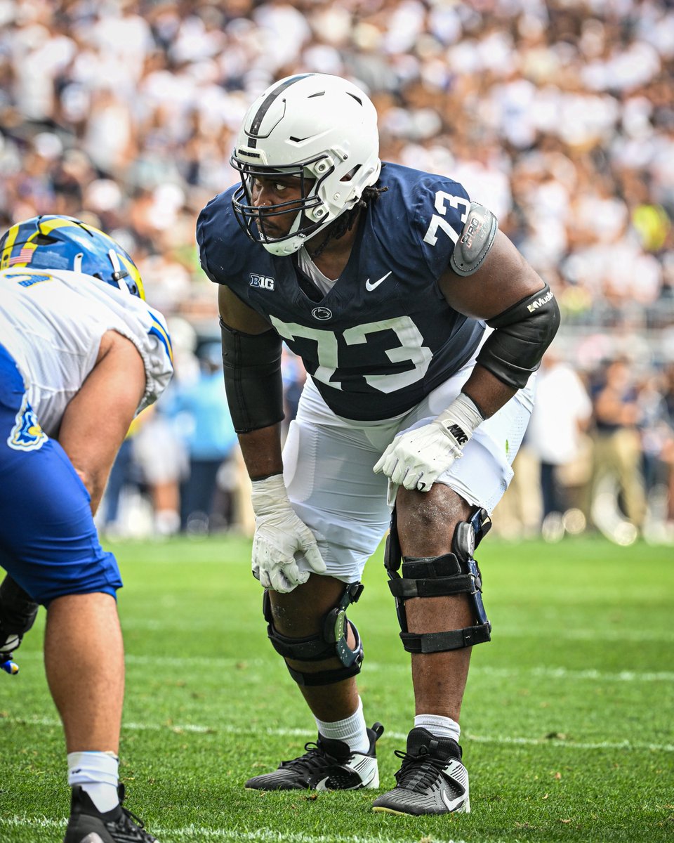 With the selections of Olumuyiwa Fashanu (11th overall, New York Jets) and Caedan Wallace (68th overall, New England Patriots), Penn State has multiple OL selected in the same draft for the 14th time in school history. Penn State last had two OL selected in 2021. #WeAre