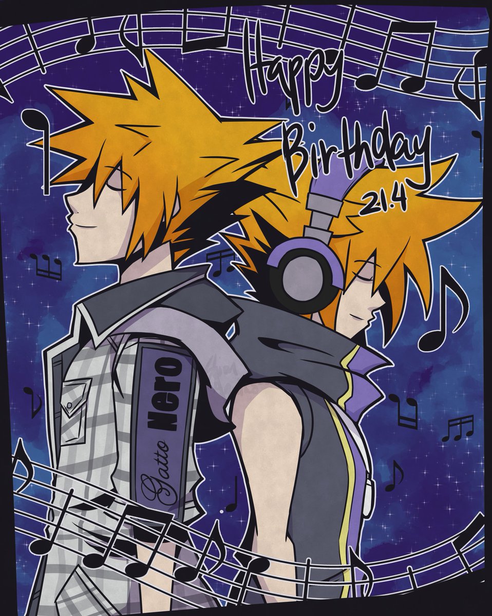 I think this one when I got back into TWEWY about 2 years ago. This is still my favorite art piece to this day.