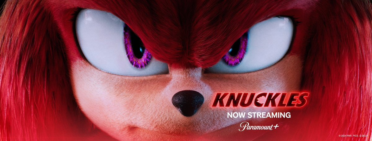 #CONTRINEWS Nuevo Banner promocional de #KNUCKLES ¡Ya Disponible en #ParamountPlus!