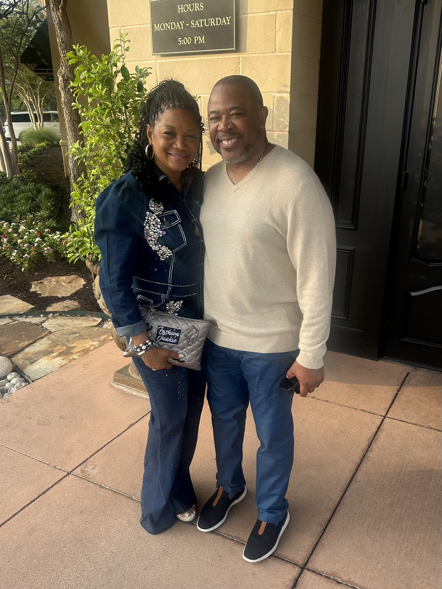 Date night with my boo @PastorMcGill is the best night. ❤️🥰❤️. #marriagerocks #33yearsmrandmrs #highschoolsweethearts