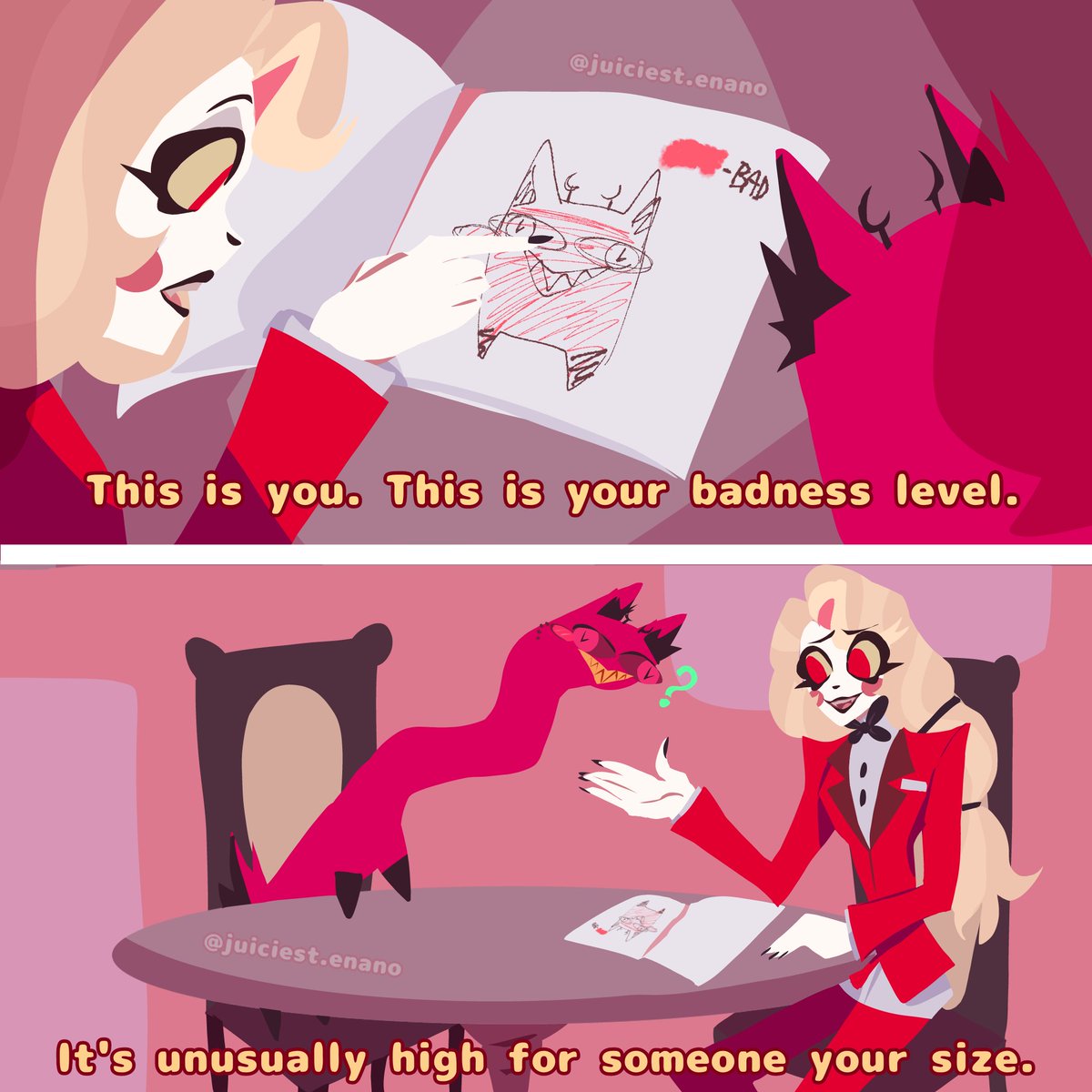 I had to do this... 😭❤️‼️‼️

#alastor #HazbinHotel #HazbinHotelAlastor #AlastorHazbinHotel #charlie #CharlieMorningstar #HazbinHotelCharlie #charliehazbinhotel #CursedCatAlastor