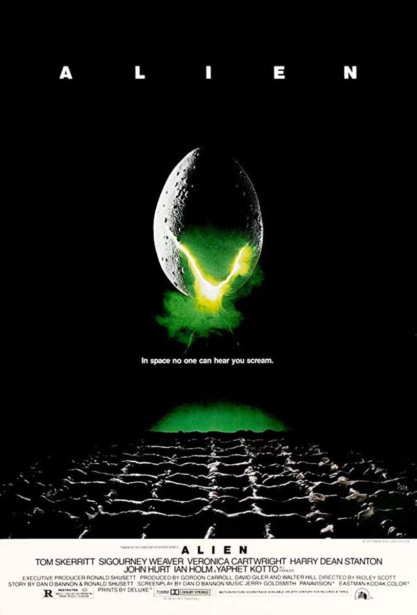Happy Alien Day! I just saw the anniversary remaster of Alien in theaters and I feel inspired 🥚👀