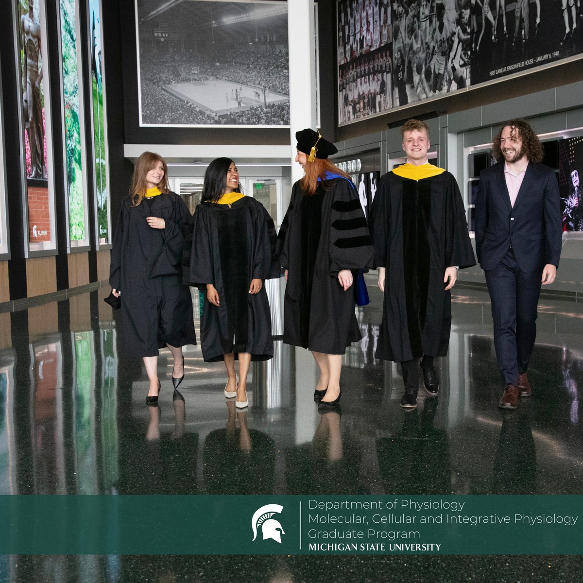 From all of us at the Department of Physiology at MSU, cheers to a wonderful Commencement weekend!

#msupsl #mcip #mcipandme #graduation #physiology #mastersdegree #phd #neuroscience #commencement #msu #spartans #graduationday