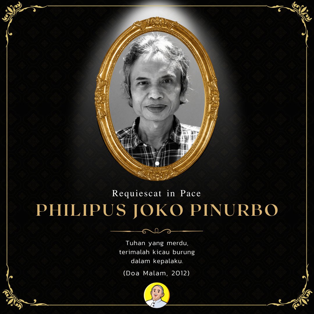 KatolikG's tweet photo. Selamat jalan Mas Philipus Joko Pinurbo (Jokpin) 
(11 Mei 1967-27 April 2024). 

Engkau telah berpulang, tapi puisi-puisimu tetap hidup.

Terima kasih sudah mengajari kami mencintai kehidupan lewat puisi.

MENJELANG TIDUR

Tuhan aku ingin pulang
Dalam kamus kecilku,
Pulang = kosong.
